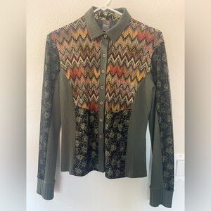 Anac Women’s Multimedia LS Buttondown